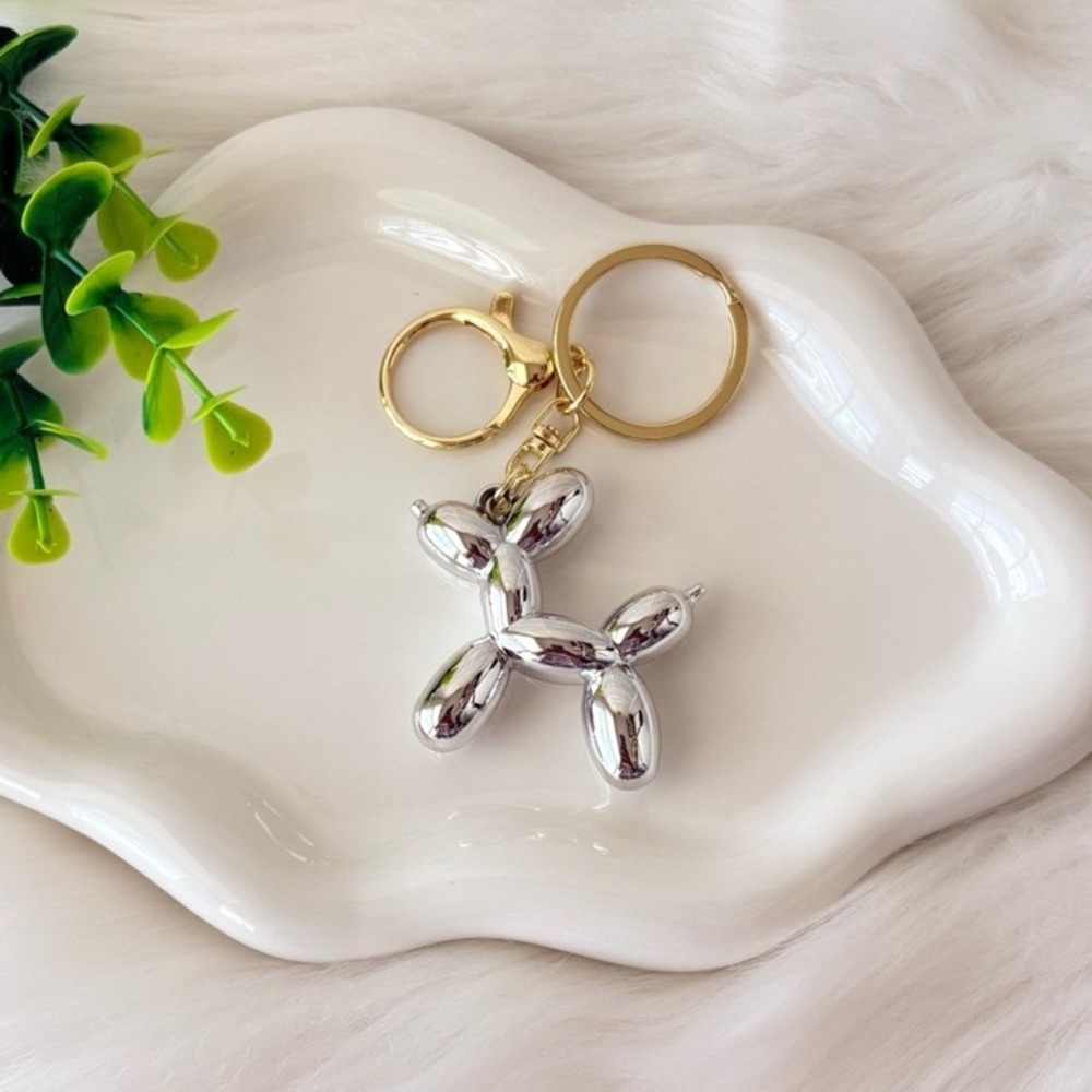 Silver Balloon‎ Dog Keychain/Bag
Charm